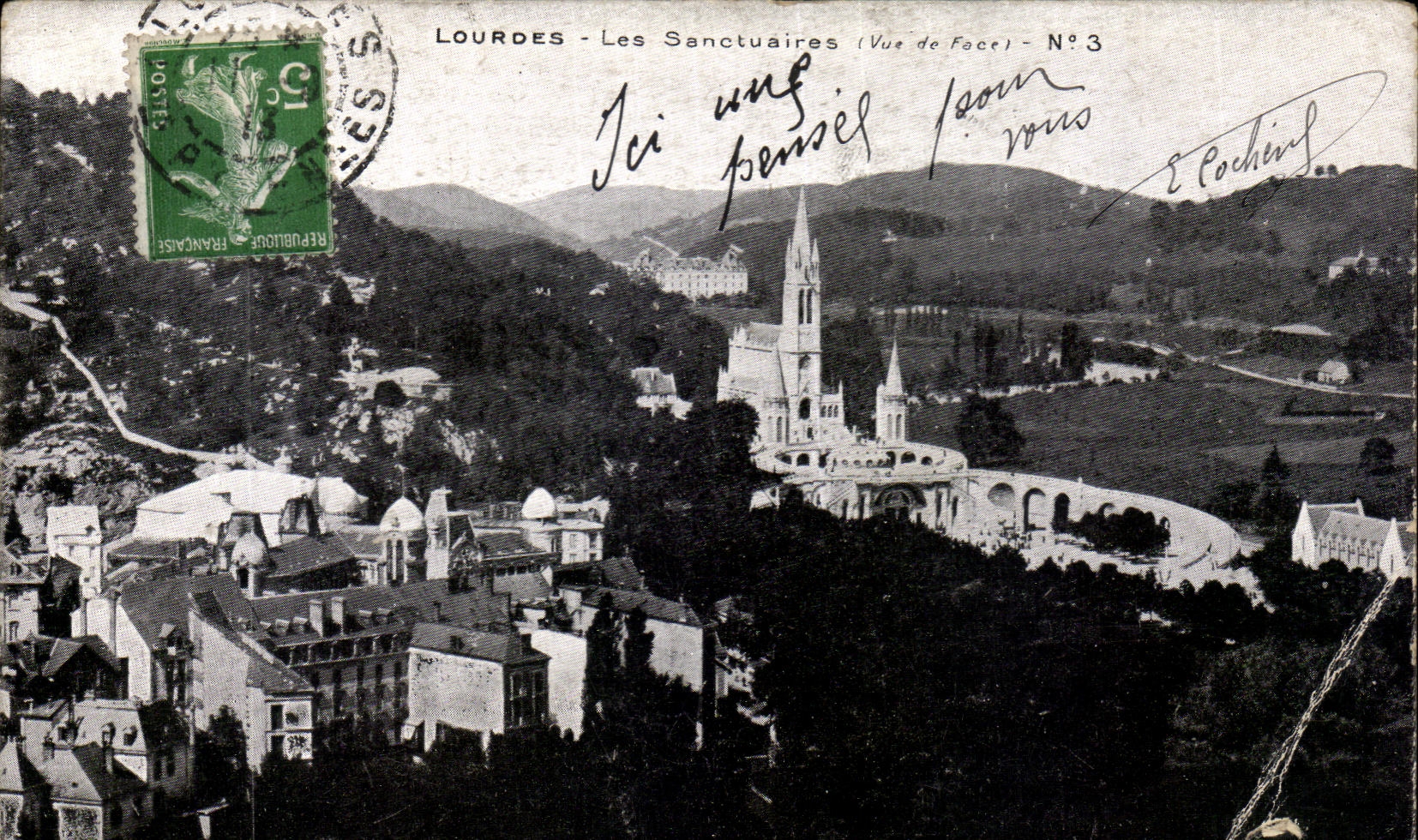 CPA Lourdes Les sanctuaires