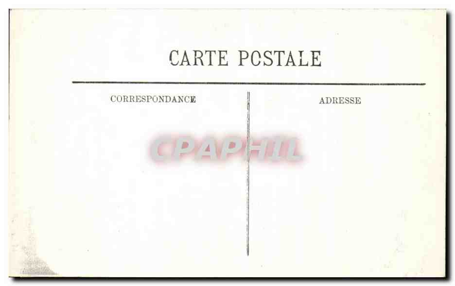 CPA Lourdes La basilique — Verso