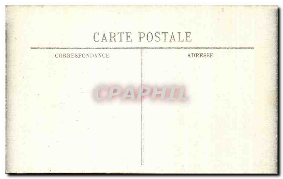 CPA Lourdes Chateau fort  — Verso