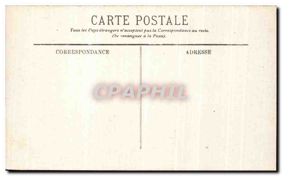 CPA Lourdes Calvaire premiere station  — Verso