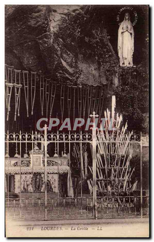 CPA Lourdes La grotte