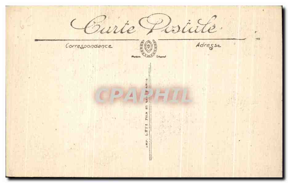CPA Lourdes La grotte — Verso