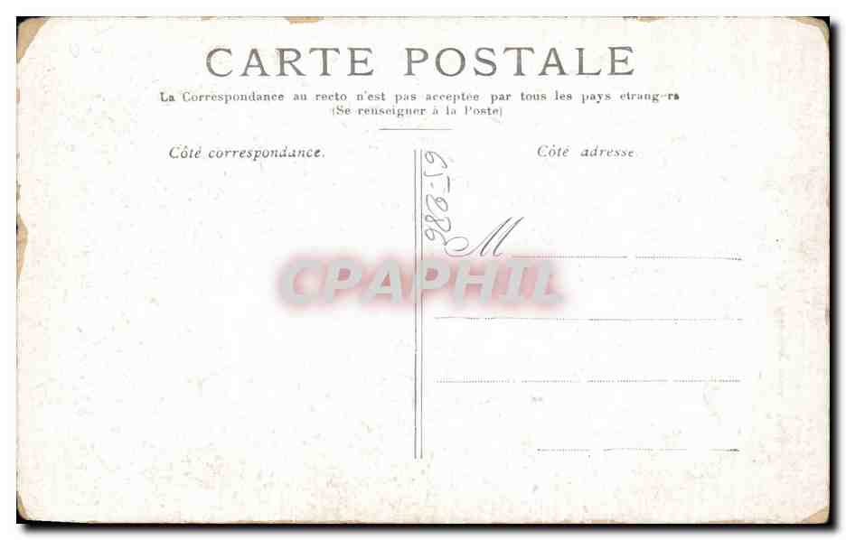 CPA Lourdes Basilique — Verso