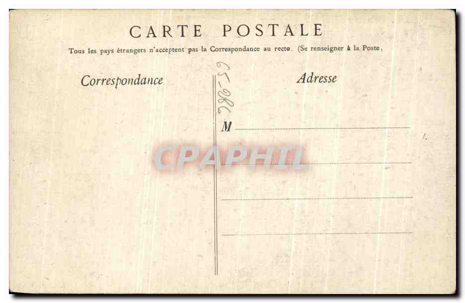 CPA Lourdes Vue generale  — Verso