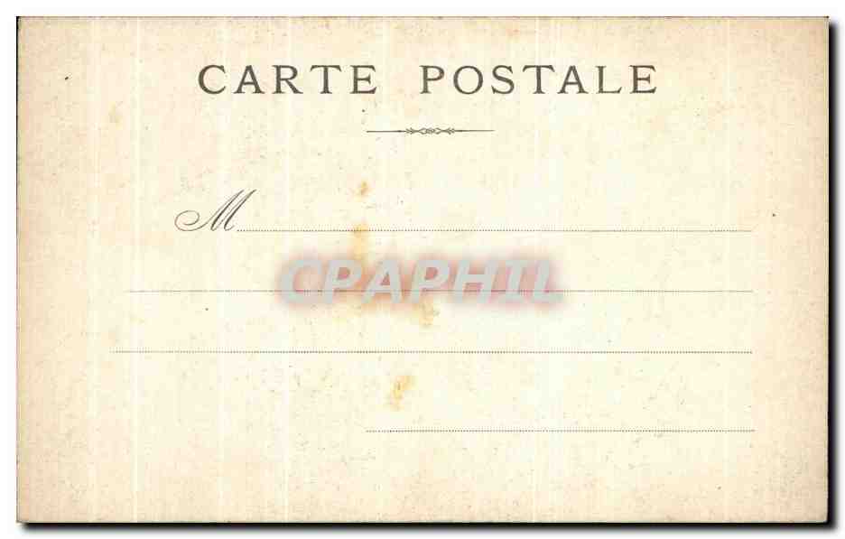CPA Lourdes Apparition de Lourdes — Verso