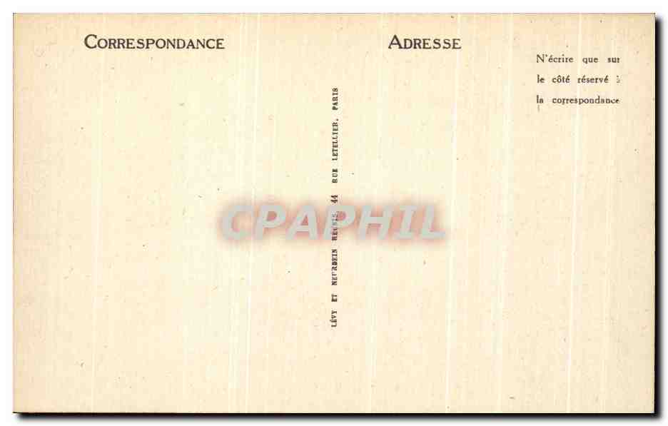 CPA Lourdes La Basilique — Verso