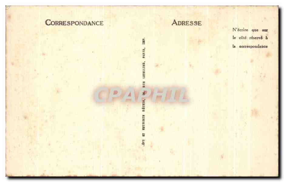 CPA Lourdes La Basilique — Verso