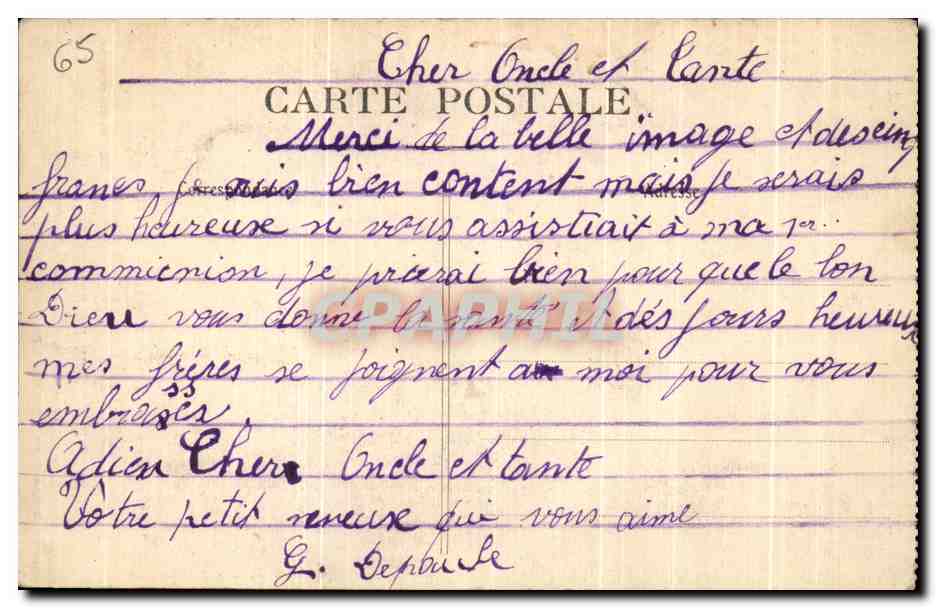CPA Lourdes Terre De Priere Et De Miracle la procession aux flambeaux — Verso