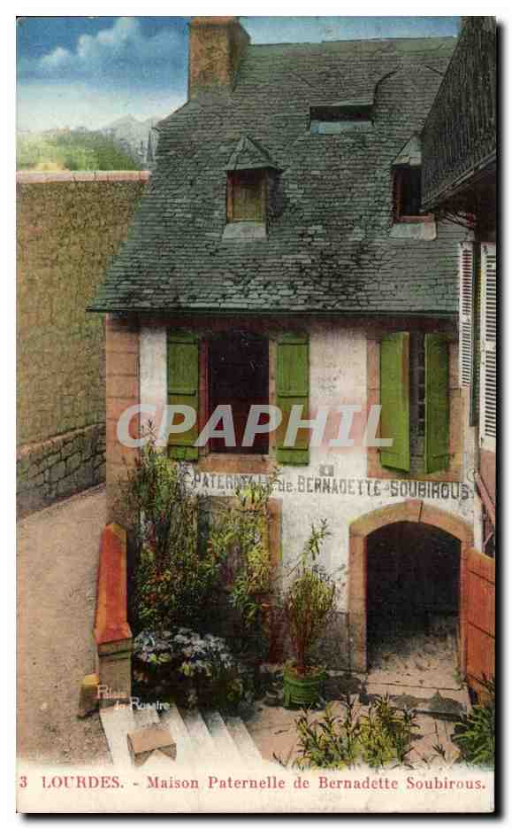 CPA Lourdes Maison Paternelle de Bernadette Soubirous