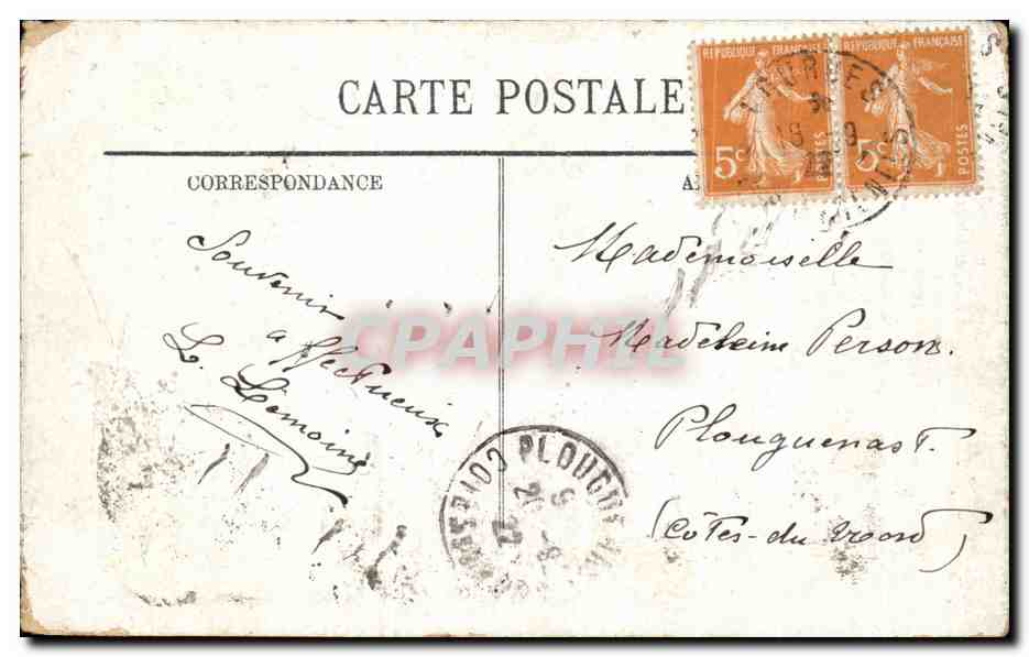 Lourdes — La Procession du Saint-Sacrement — édition Lourdes, n° 239 — Verso