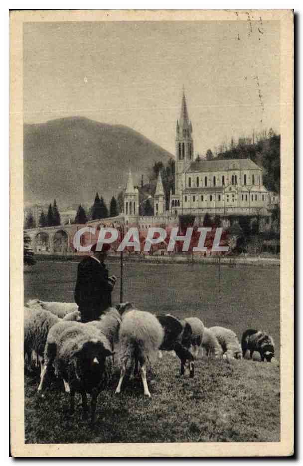 Lourdes — La Basilique P.D. — Édition A. Doucet Lourdes