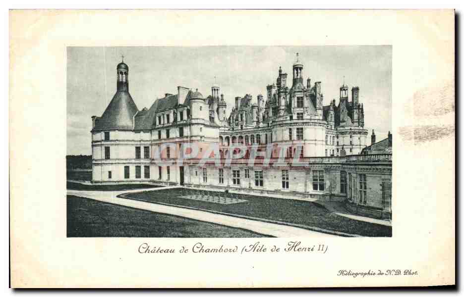 CPA Chateau de Chambord (Aile de Henri II)