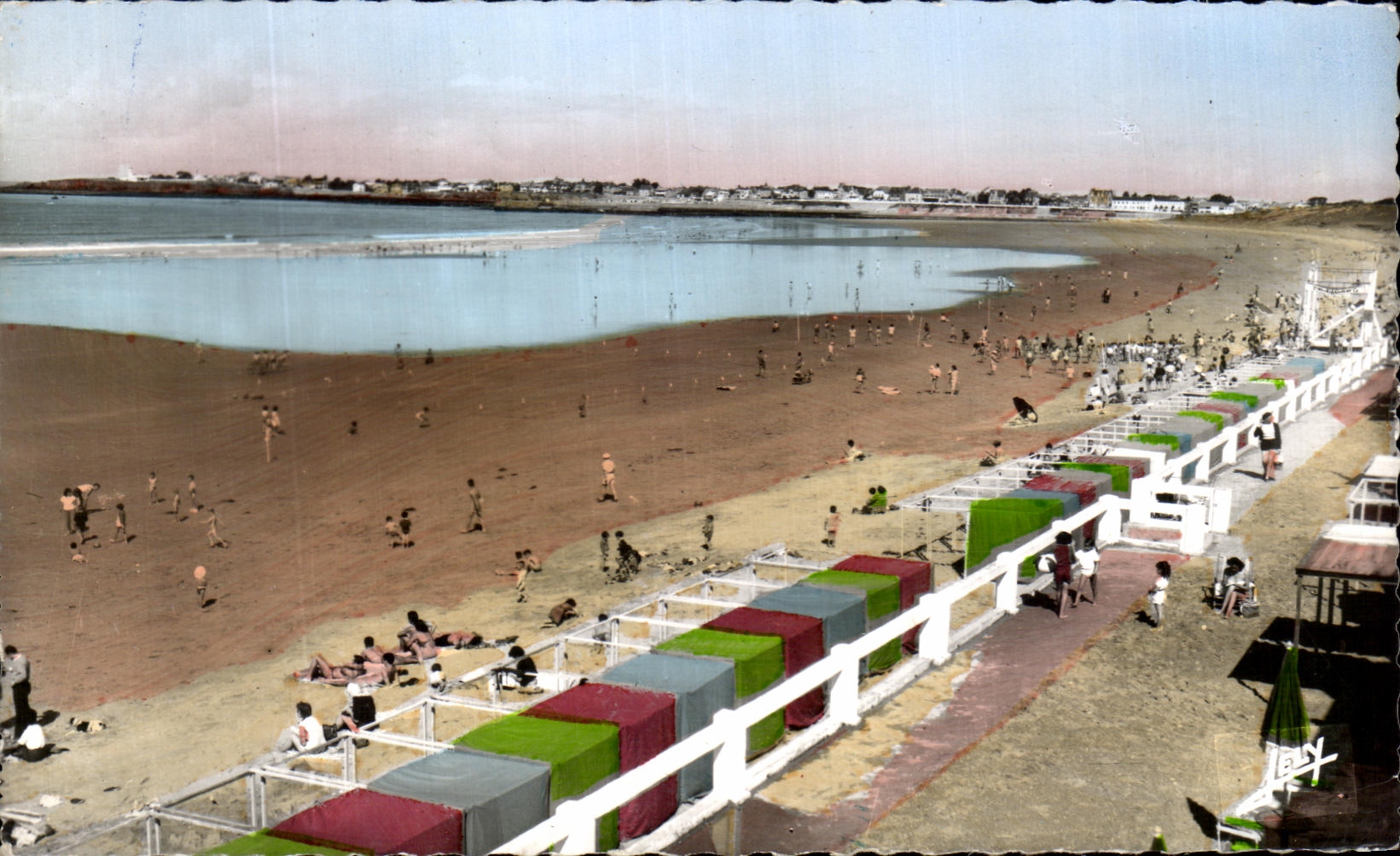 CPA Saint Gilles sur Vie (Vendee) La Plage a Maree Basse