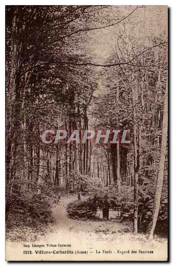Villers-Cotterêts (Aisne) — La Forêt - Regard des Sentines — Imp. Lécuyer