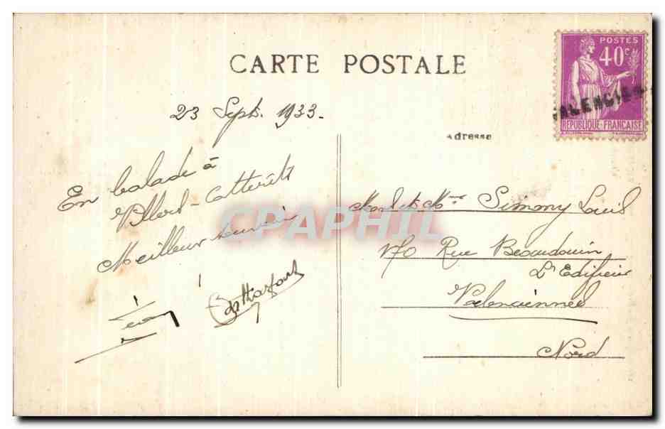 Villers-Cotterêts (Aisne) — La Forêt - Regard des Sentines — Imp. Lécuyer — Back