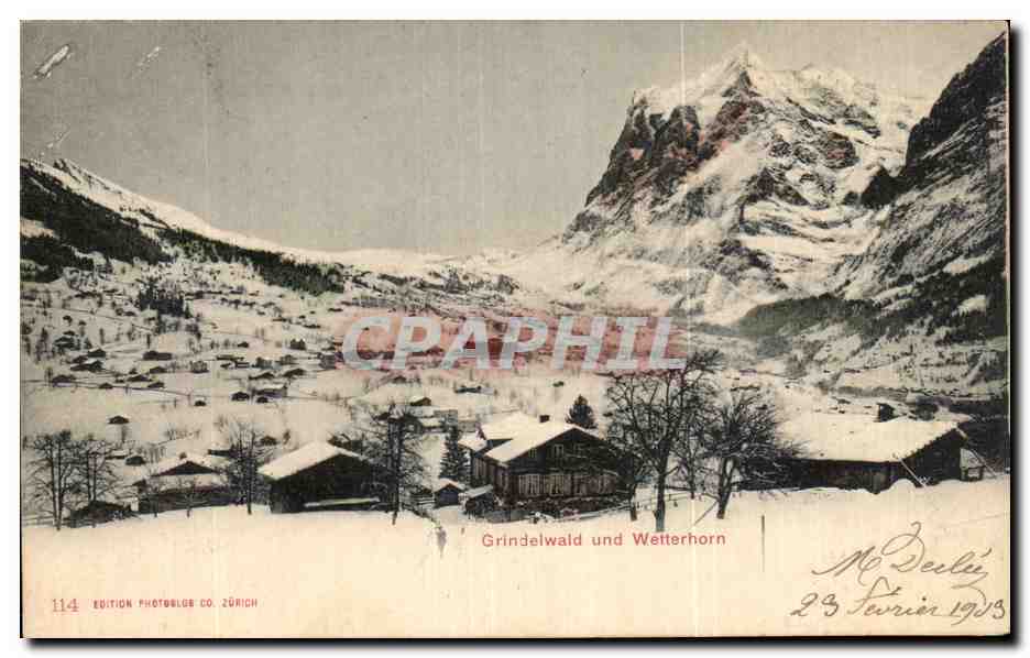 CPA Grindelwald und Wetterhorn