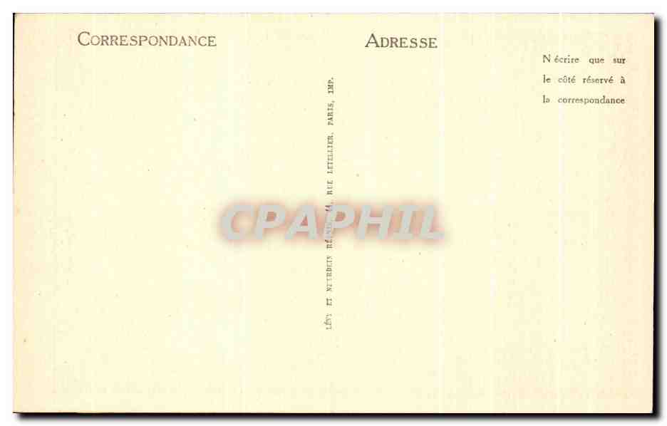 CPA Paris Eglise Saint Germain L 'Auxerrois Banc D'Oeuvre De La Famille Royale — Rückseite