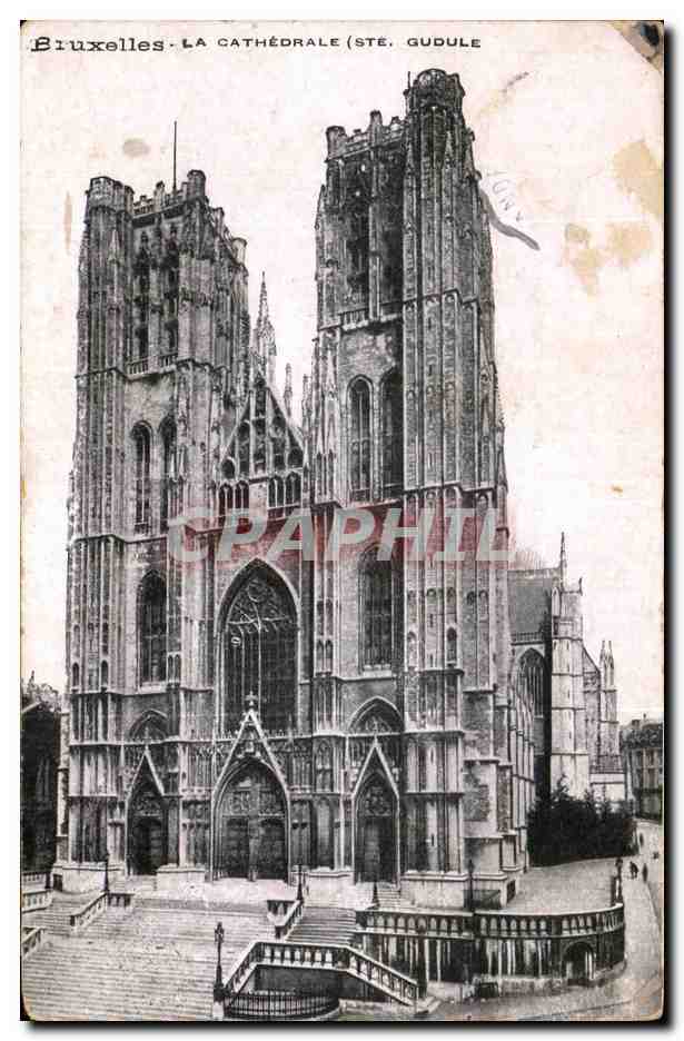 CPA Bruxelles La Cathedrale 