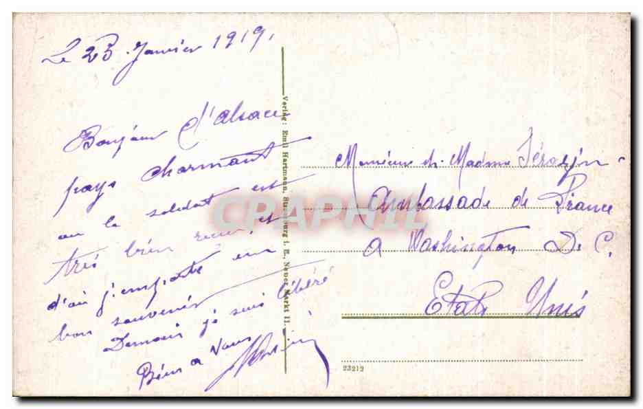 CPA Straburg Eis Totaiansicht — Verso
