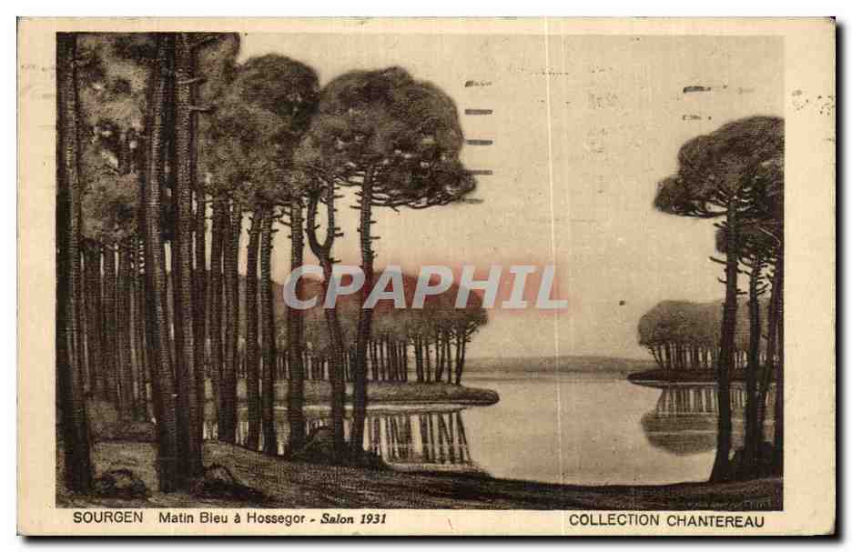 CPA Sourgen Matin a Hossegor Salon 1931 Collection Chantereau