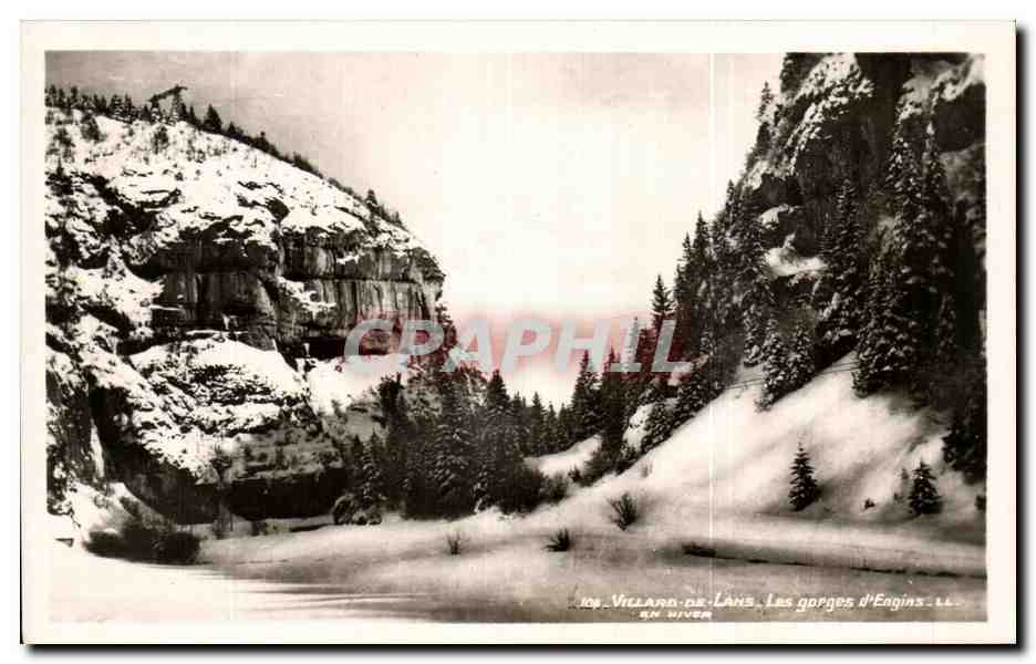 Les Villards-de-Lans — Die Schluchten von Engins — im Winter