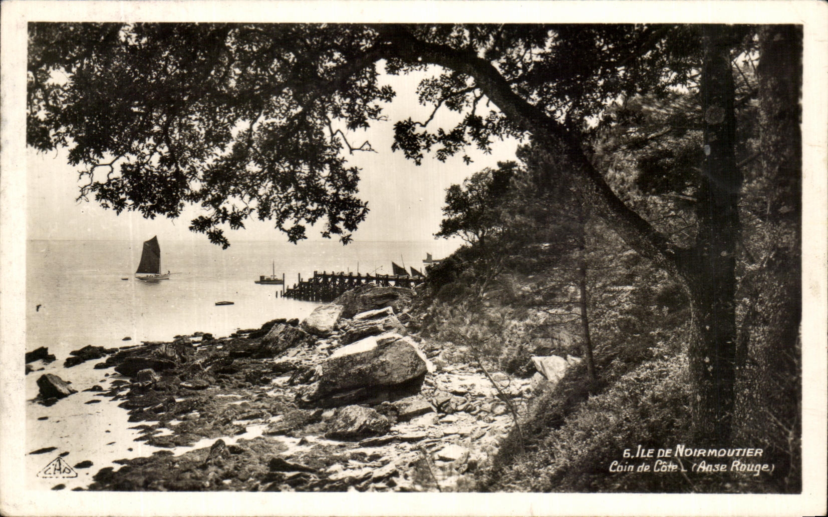Ile de Noirmoutier — Anse Rouge — éditeur C.A.O. n°6