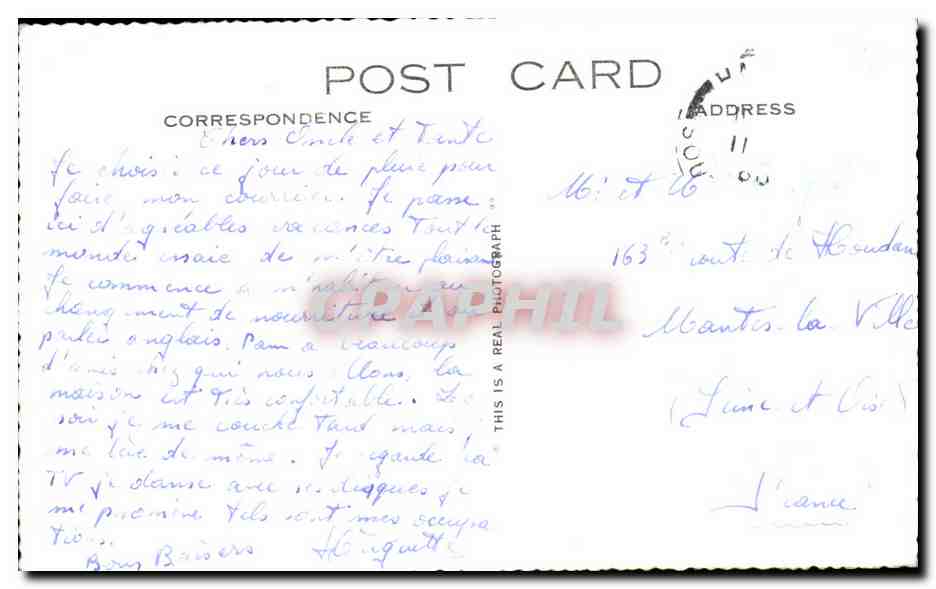 CPA R M S Queen Elizabeth Southampton — Rückseite