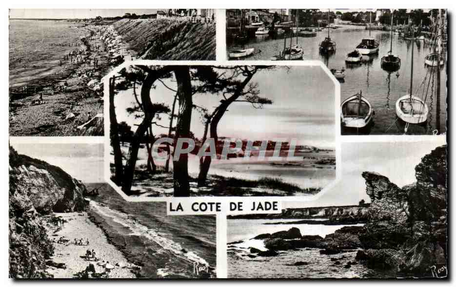 CPA La Cote De Jade Tharon Plage St Brevin Pornic La Bernerie Prefailles