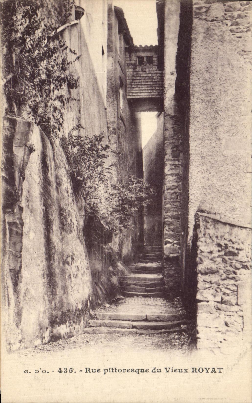 CPA Rue Pittoresque du Vieux Royat