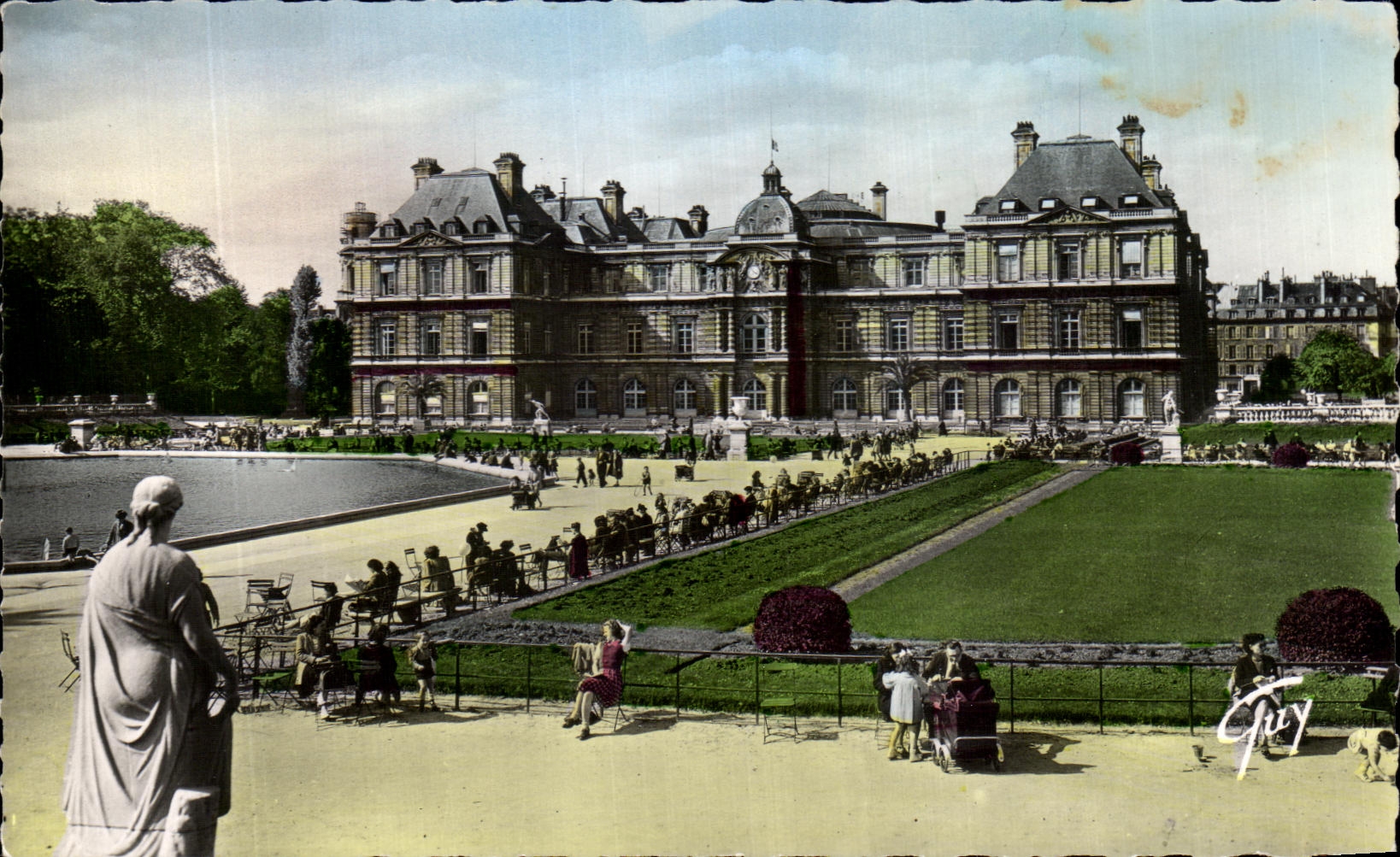 CPA Paris Et Les Merveilles Jardin et Palais du Luxembourg