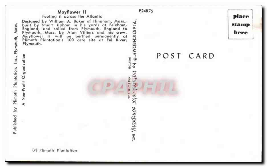 Mayflower II — Footing it across the Atlantic — Published by Plimoth Plantation, Inc. — Reverso