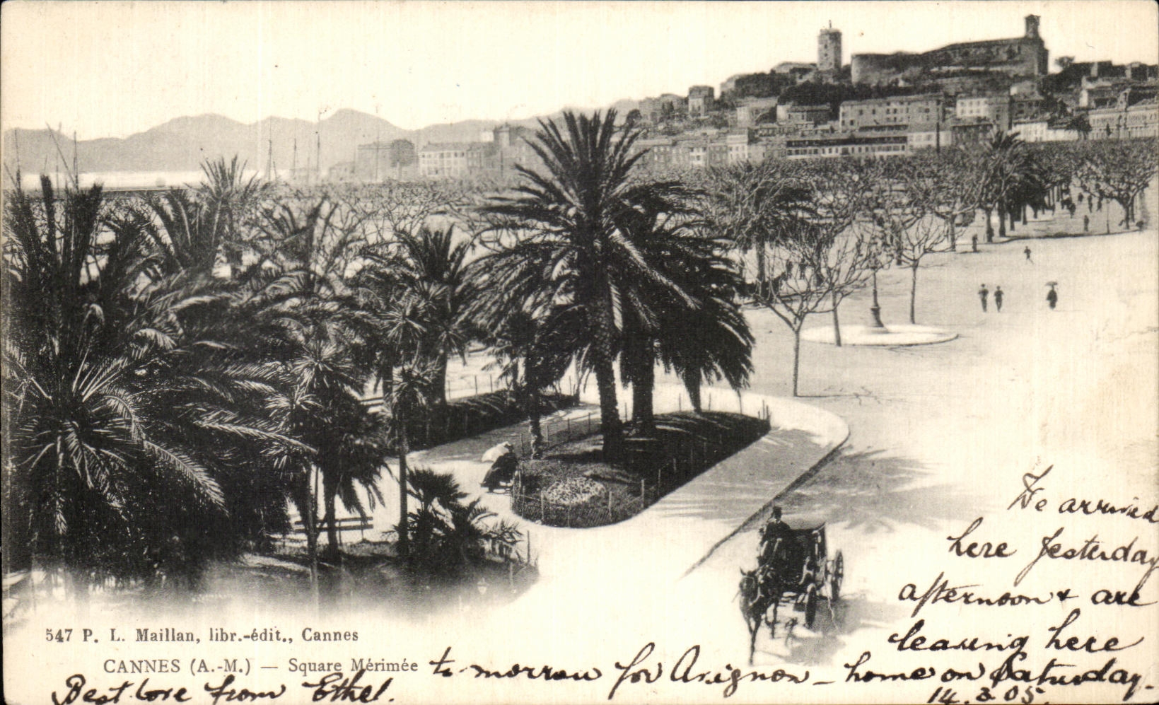 CPA Cannes Square Merimee