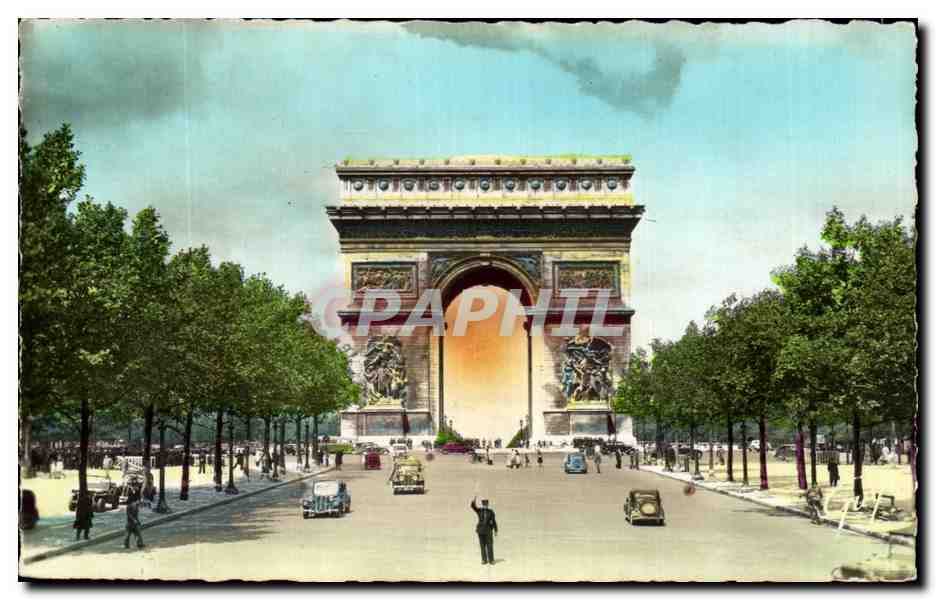 Arc de Triomphe — Paris — éditeur Avenue des Champs-Élysées, n°4.006