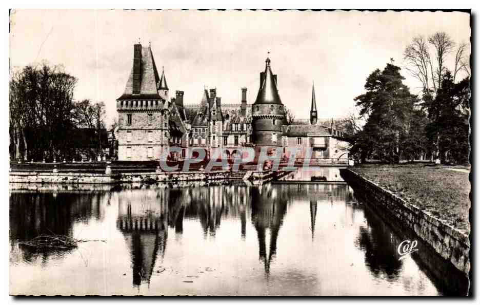 Château de Maintenon — vue du château reflété dans l'eau — Cie des Arts Photomécaniques, n° 61