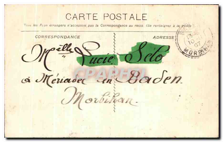 CPA Marseille Les Ascenseurs De N D De In Garde — Rückseite