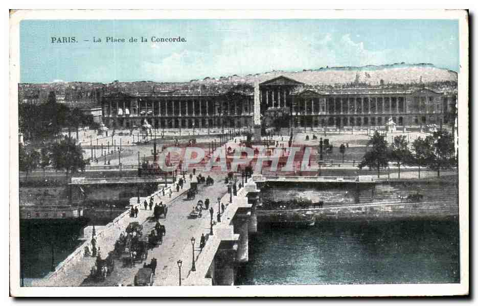 CPA Paris La Place de la Concorde