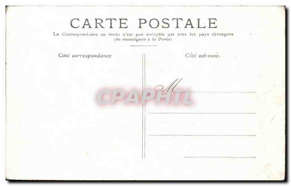CPA Paris La Place de la Concorde — Verso