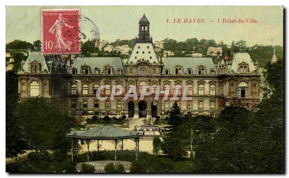 CPA Le Havre L'hotel De Ville