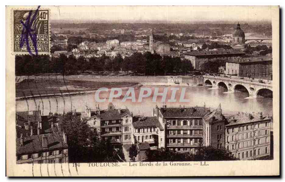 CPA Toulouse Les Bords De La Garonne