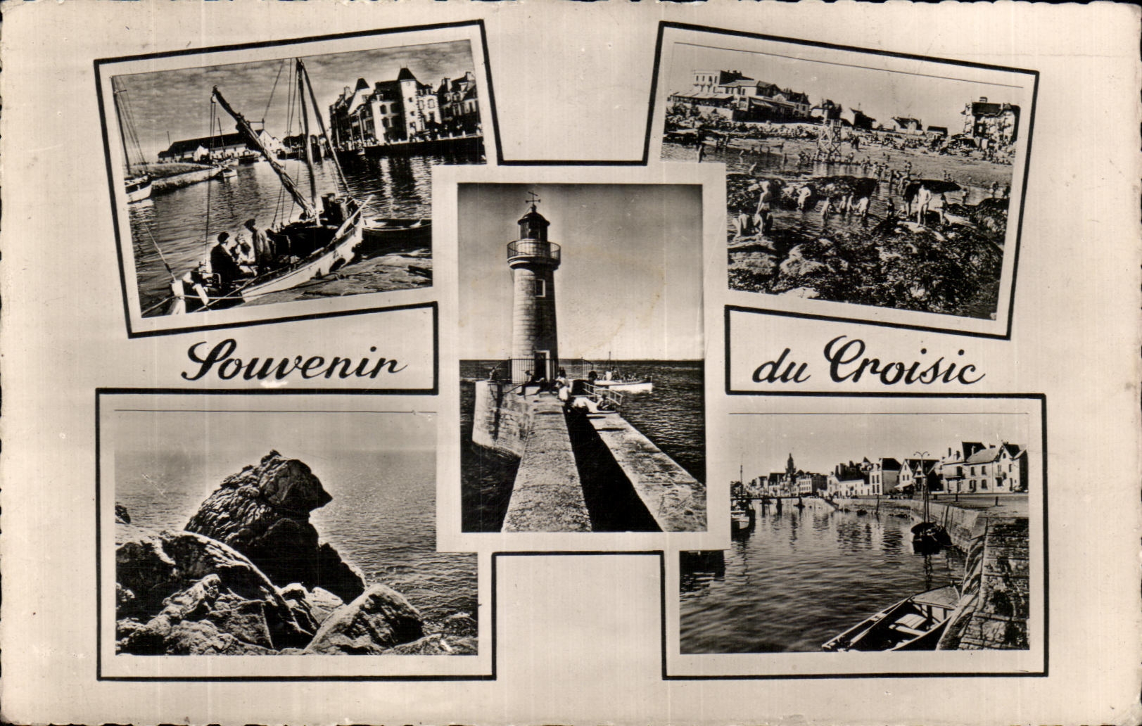 CPA Souvenir Du Croisic