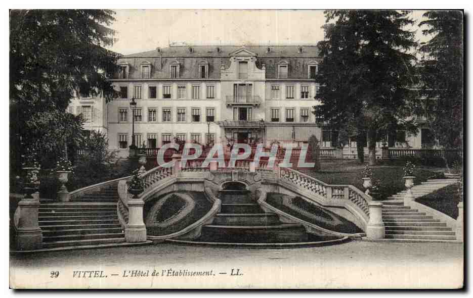 CPA Vittel L'hotel De L'Etablissement