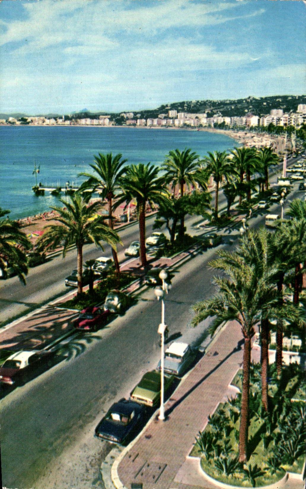 CPA La Cote D'azur Nice La Promenade Des Anglais