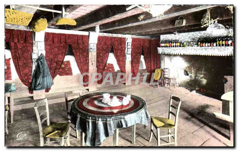 Intérieur d'une maison Auvergnate — Auvergne — éditeur C.A.P. Paris