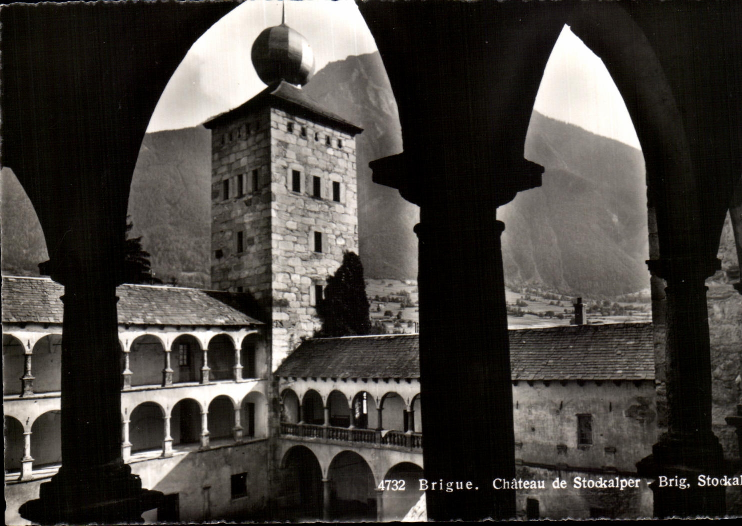 CPA Brigue Chateau de Stockalper Brig Stockal