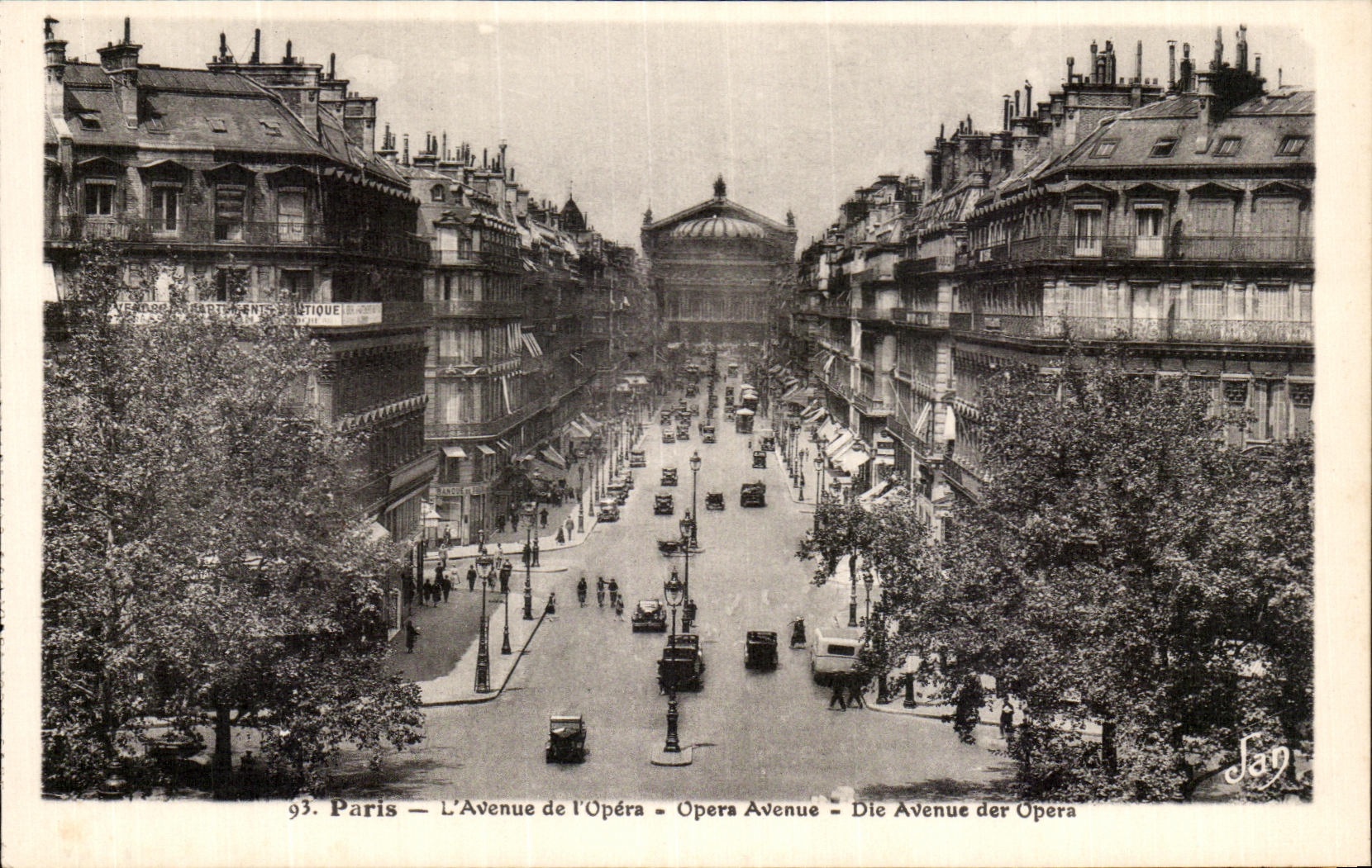 CPA Paris L'Avenue de L'Opera 