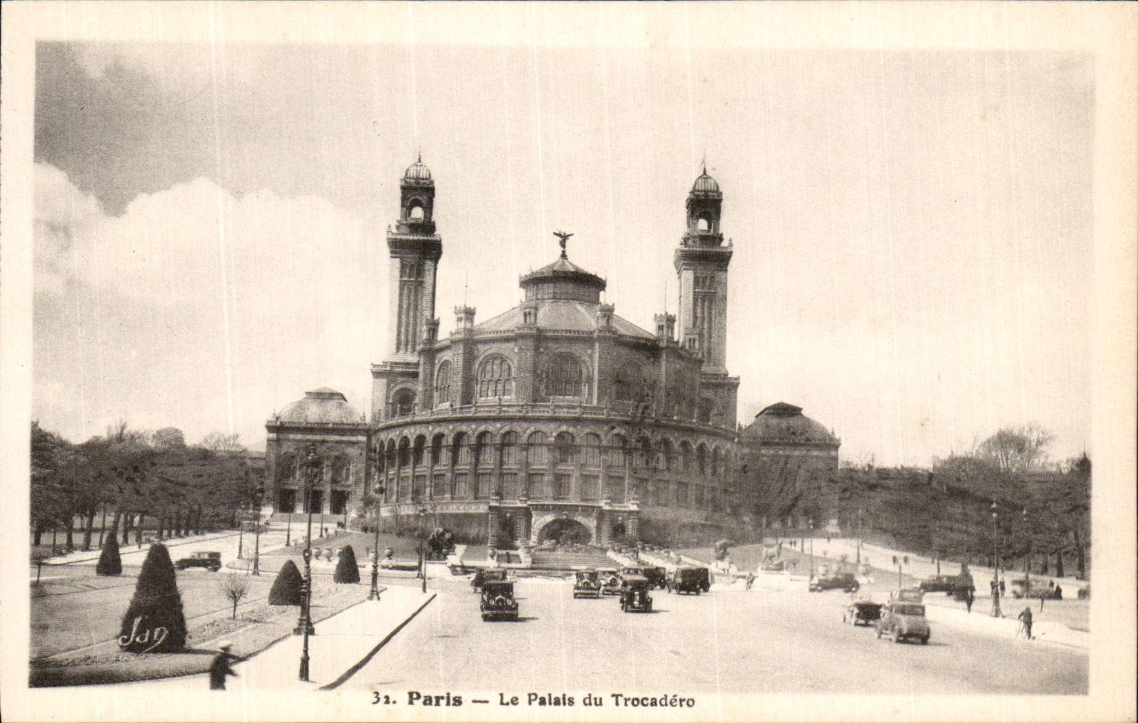 CPA Paris Le Palais Du Trocadero
