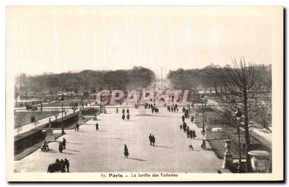 CPA Paris Le Jardin des Tulieries