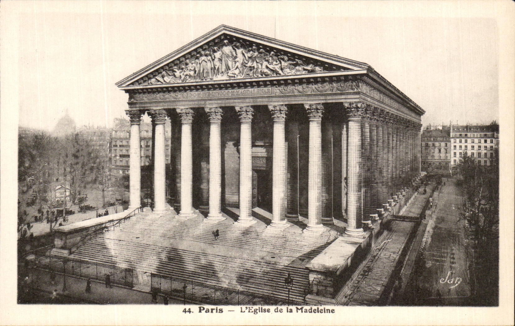 CPA Paris L'Eglise de la Madeleine
