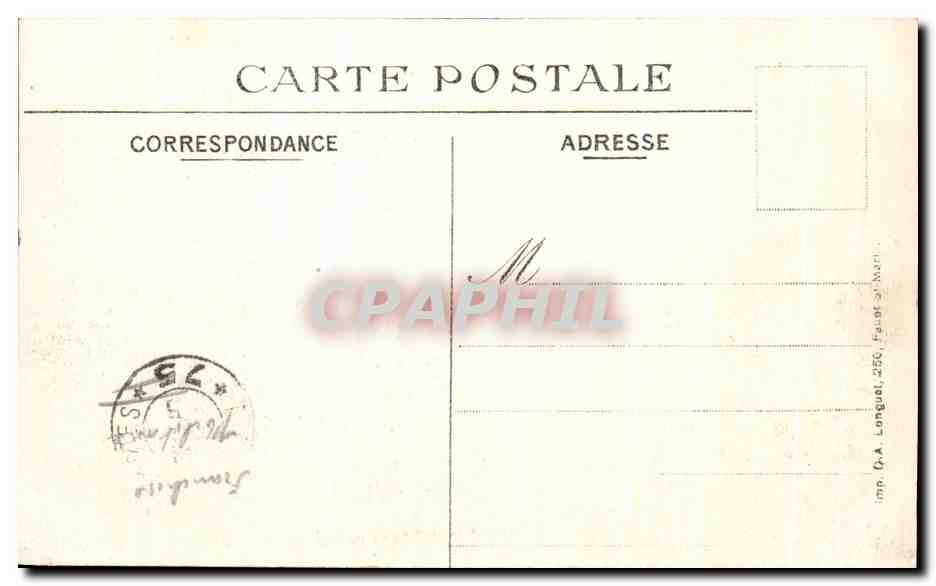 Arras — Aspect général de l'Hôtel de Ville après le bombardement du 21 Octobre 1914 — Charles Ledieu, Arras, n°39 — Rückseite