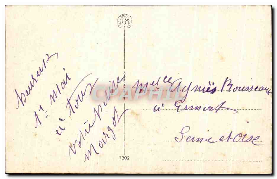 CPA Fantaisie Fleurs Muguet  — Verso